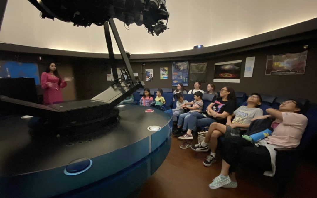 A Stellar Experience: CUSA Education Families Explore the UCLA Planetarium with Their Kids